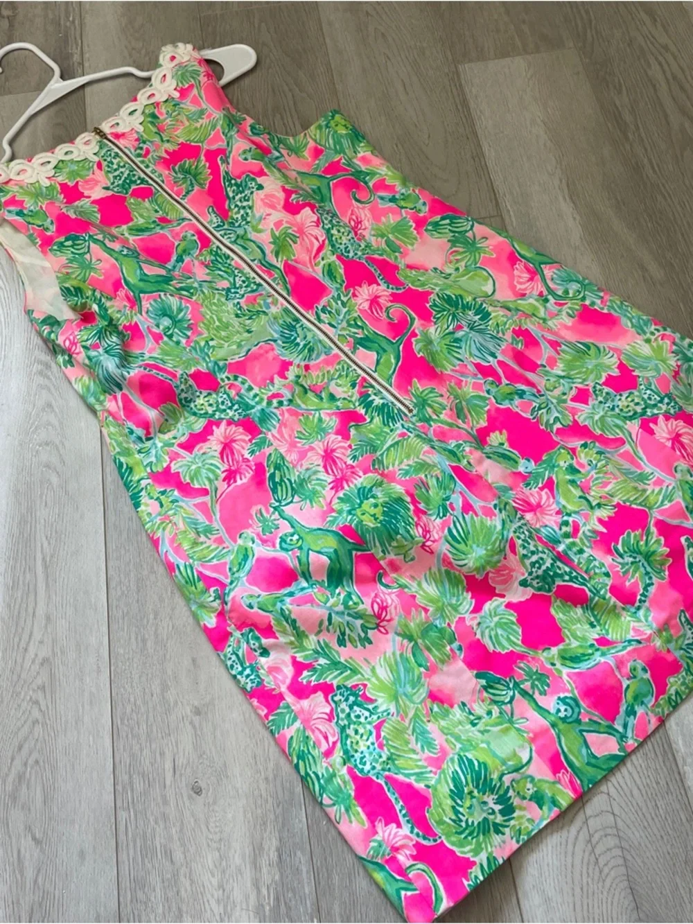 Lilly Pulitzer Dress gabby floral paisley shift womens Green Pink size 10 party - Picture 4 of 7